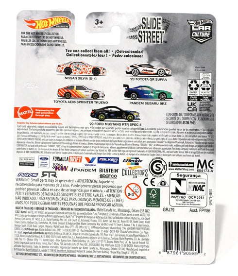 Hot Wheels Slide Street Greddy Toyota GR Supra Car Culture